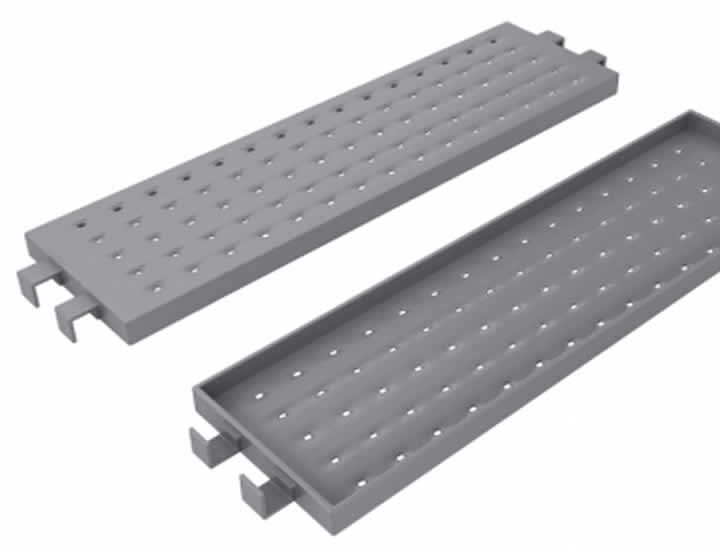 Piso metálico antiderrapante